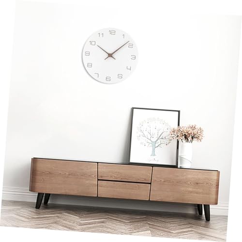 Horloge murale en bois decorative avec mecanisme silencieux pour maison - 6