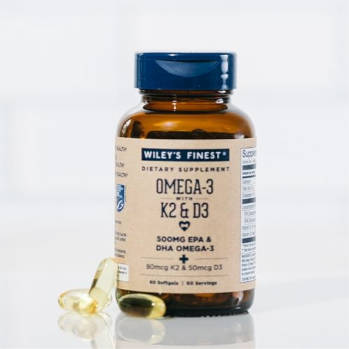 Wiley's Finest Omega-3 with Vitamin K2 and D3
