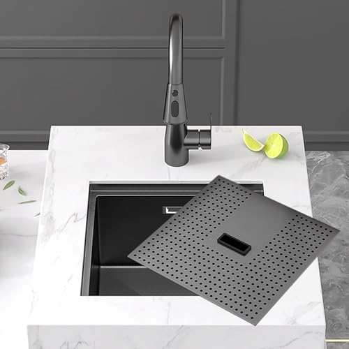 Mzqmk ER BEI Edelstahl-Küchenspüle 42x35cm