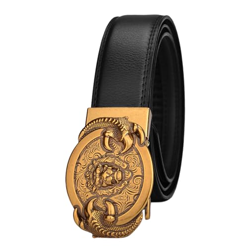 Ceinture Western à cliquet en cuir véritable pour éliminer les trous déformés sur vos jeans