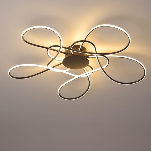 DXDEGNCAI Aluminum LED Ceiling Light,Dimmable Chandelier Light Fixture with Remote for Living Room Dining Room Bedroom Kitchen 3000K-6000K by DXDEGNCAI - Image 8