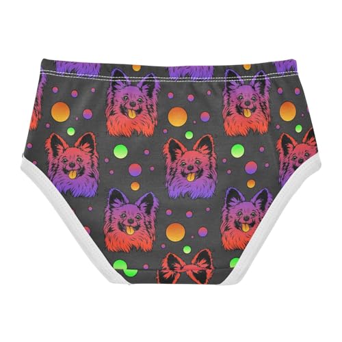 Wusikd Dog Girls' Underwear Cotton Girls Briefs Soft Toddler Underwear 6T2