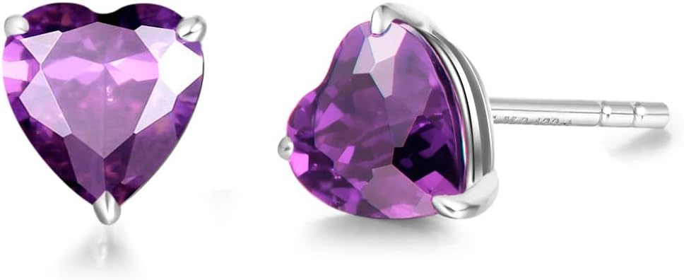 FANCIME 14k Solid Yellow Gold Stud Earrings Gemstone Prong Cluster Stud Earrings Fine Jewelry Gifts for Her Mom Women Wife