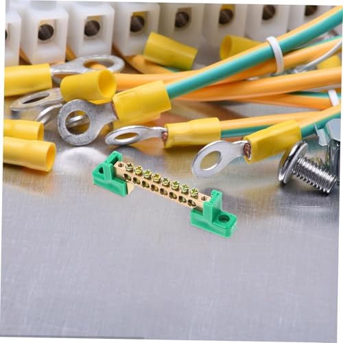 Bloque de terminales de cobre para cables eléctricos, pack de 5 unidades para hogar e industria 5