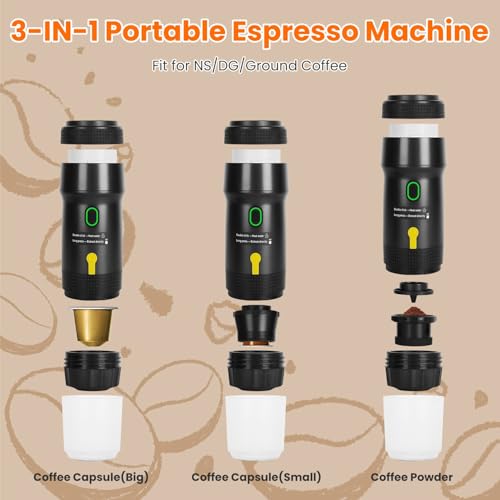 Cafetera Expreso Portátil con Batería 60 ml miniatura 5