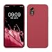 Produktbild kwmobile Hülle kompatibel mit Samsung Galaxy Xcover7 Hülle - Silikon Handy Case - Handyhülle weiche Oberfläche - kabelloses Laden - Dark Rose