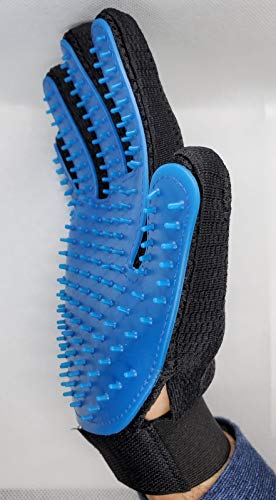 Pet Grooming Glove- Gentle Pet Deshedding Glove  Pet Hair Remover Glove - Pet Supplies  Dog Brush  Cat Brush  Dog Hair Remover  Cat Hair Remover - Long or Short Coat Fur (Qty. 1- Right Hand Glove