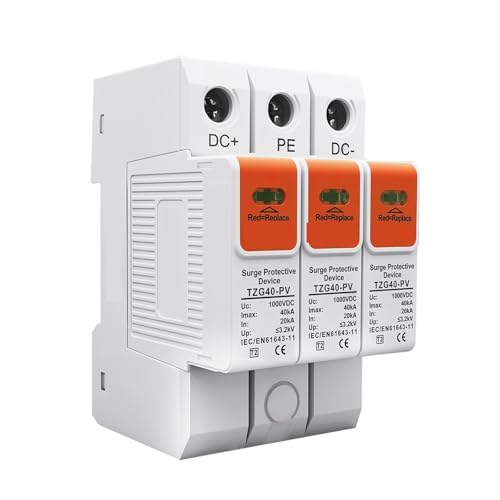 Parafoudre DC 1200V 3P T2 protège l'onduleur solaire des orages violents