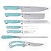 14-Piece Turquoise Cowboy Rustic Durable Stainless Steel While The Colorful, Ergonomic Handles Provide Both Aesthetic Appeal And Comfort Cutlery Set