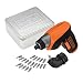 Produktbild Black+Decker Pivot Akku-Schrauber CS3653LCAT (3.6V, 1.5Ah Li-Ion, 2-Positionen-Handgriff, Rechts-/Linkslauf, LED-Arbeitsleuchte, magnetische Bit-Aufbewahrung, inkl. Winkelaufsatz & 20x Schrauberbits)