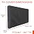 Bozzcovers Outdoor TV Cover 80-85 inch - WITH ZIPPER, Weatherproof, Waterproof 360 degrees protection, Soft Non Scratch Interior - Black