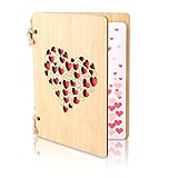 🎁【GESCHENKIDEEN】: Holz karte ist ein Blickfang und eignet sich für eine Vielzahl von besonderen Anlässen, Geburtstagen, Hochzeiten, Valentinstagen, Jahrestagen und verschiedenen Feierlichkeiten Themen.