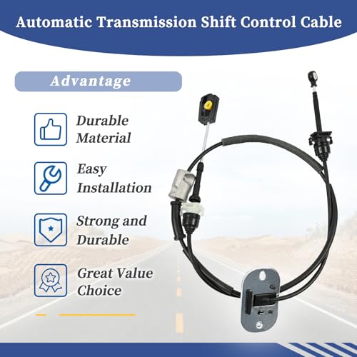 Getfarway 8S4Z-7E395-AG Automatic Transmission Shifter Cable Fit for Ford Focus MK2 2008 2009 2010 2011 Transit Connect Vans 2010 2011 2012 2013, Shift Gear Selector Lever Control Cable 8S4Z7E395AG by Getfarway - Image 5