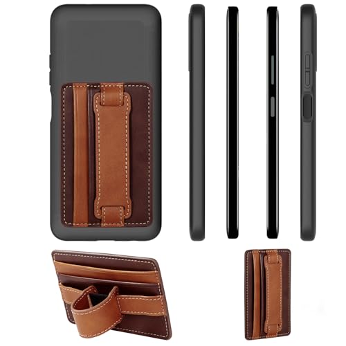 Jiajihua Funda Compatible con OnePlus 9 Pro 5G,Compatible con OnePlus 9 Pro 5G Soporte para Tarjetas 2 en 1 [Cuero PU + Funda para teléfono] A Prueba de Golpes Brown