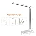 Himigo LED Desk Lamp,Eye-Caring Table Lamps,Stepless Dimmable Office Lamp with USB Charging Port,Touch/Memory/Timer Function,25 Brightness Lighting,Foldable Lamp for Reading,Studying,Working