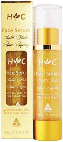 Healthy Care Anti Ageing Gold Flake Face Serum 50ml made in Australia, with one Knot gift