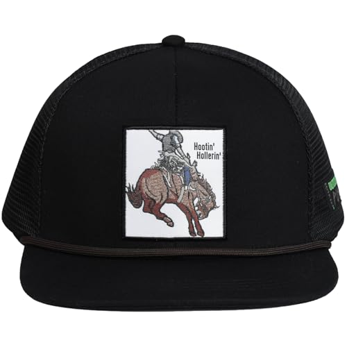 Image of EDTREK Outdoorsman Pro Trucker Breathable Mesh Performance Cap - Flat Brim Snapback Hat