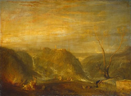 Impression sur toile Le viol de Proserpine par Turner peinture murale premium