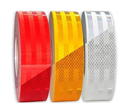 AutoVision High Intensity Reflective Multi Color Tape 50.8mm X 12 Ft (12 Feet Each Color)