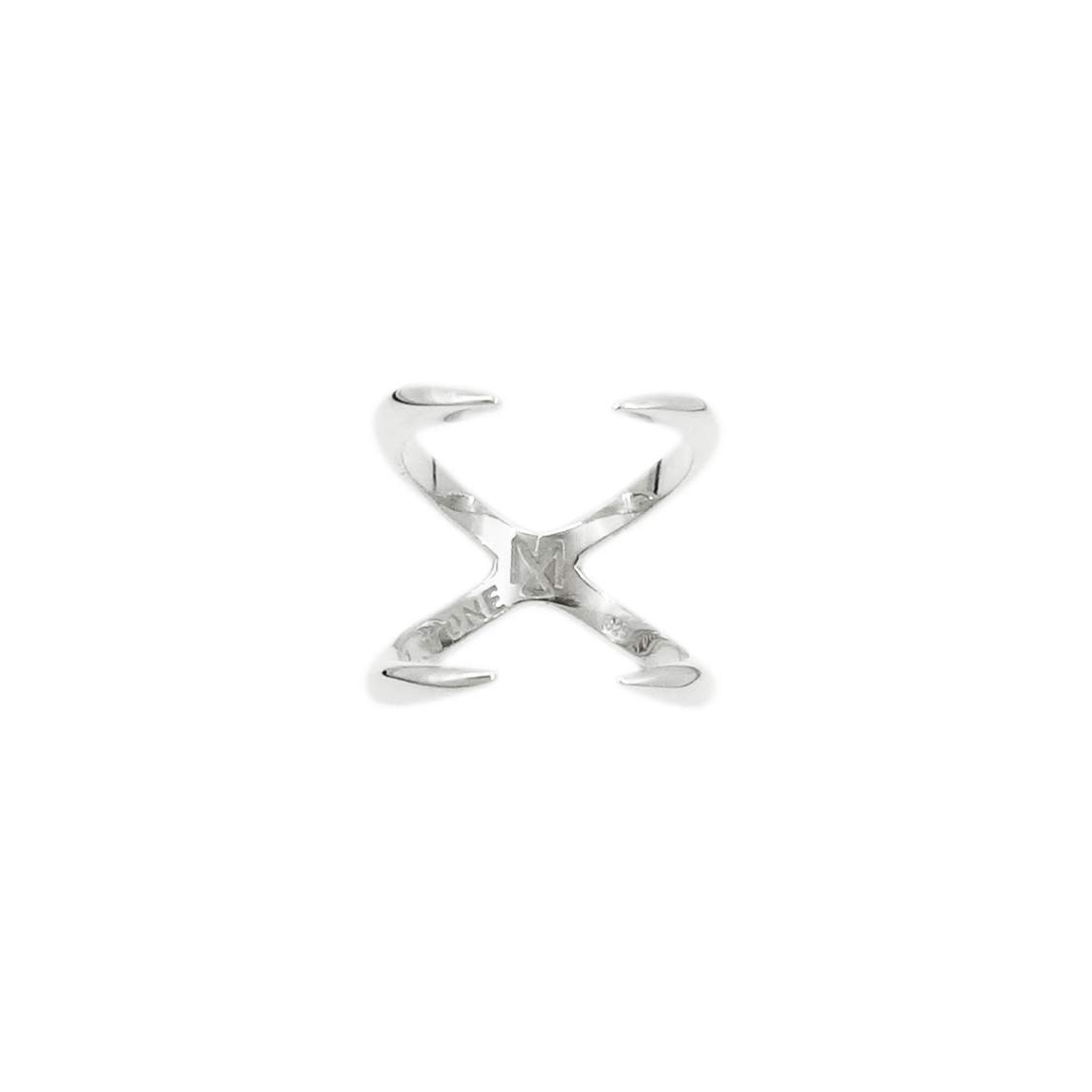 Bague griffe ouverte en argent massif style bohème chic