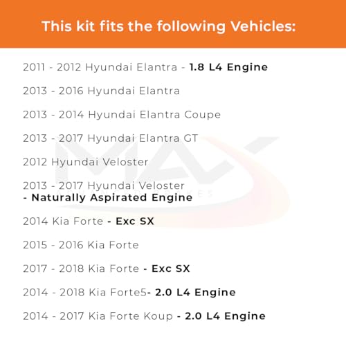 Image of MAX Advanced Brakes - Brake Kit For 2011-2016 Hyundai Elantra, 2014-2018 Kia Forte| Carbon Ceramic Brake and Rotor Kit Front and Rear| Cross-Drilled Brake Rotors