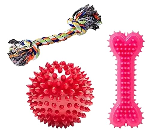 See full amazon price history chart for Toms Pet Mall Dog Rope Toy for Chewing and Teething, Natural Rubber Dog Bone Chew Toy, Puppy Teething Toy & Rubber Dental Puppy Teething Spike Ring Chew Toy (Set of 3) Color May Vary Toms Pet Mall Dog Rope Toy for Chewing and Teething, Natural Rubber Dog Bone Chew Toy, Puppy Teething Toy & Rubber Dental Puppy Teething Spike Ring Chew Toy (Set of 3) Color May Vary (B0BDMGK2LB) Amazon Price History, Amazon Price Tracker