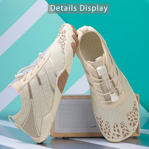 Image of Hike Barefoot Shoes Women Men Pro Water Footwear Wide Toe Box Non-Slip Unisex Athletic Outdoor Running Shoes