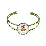 karneval venedig 2019 reise Lieferumfang: 1 x Armband. DIYthinker Weiblichkeit Maske Happy Karneval von Venedig Armband Armreif Retro Open Cuff Schmuck
