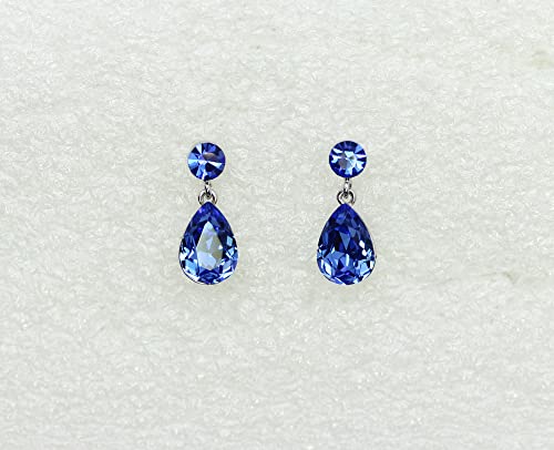 Image of Faship Gorgeous Rhinestone Crystal Floral Necklace Earrings Set