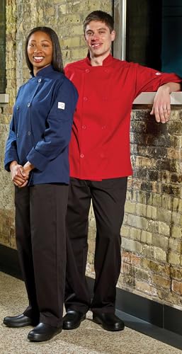Image of Mercer Culinary M60050BKL Millennia Men's Cook Pants, Large, Black