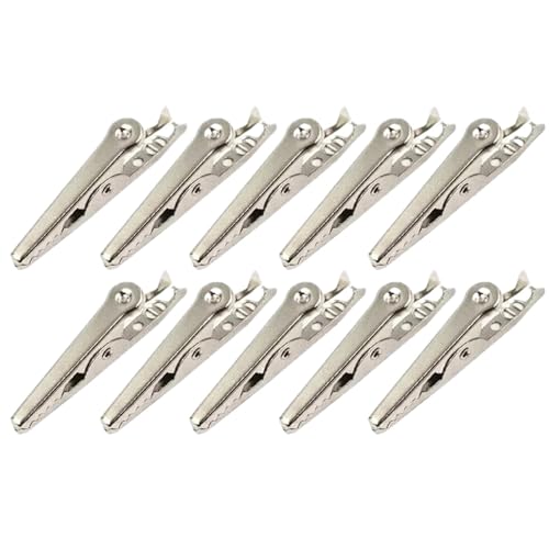 10Pcs Metal Clip Crocodile Electrical Clamp