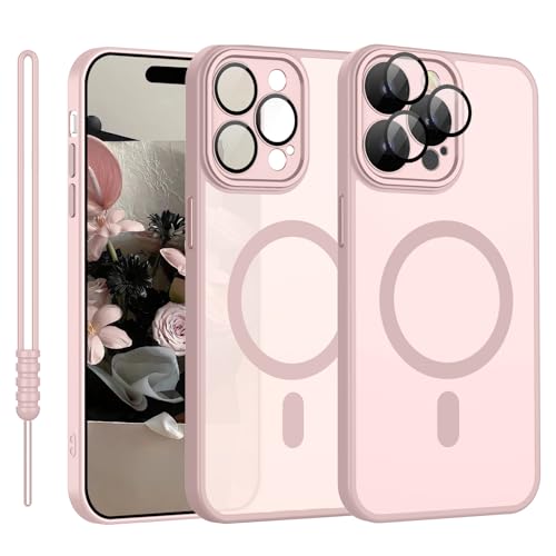 YUANDMI für iPhone 14 Pro Max Hülle kompatibel mit MagSafe, Hanyhülle für iPhone 14 Pro Max Magnetisch Dünn Matte Touch ...