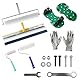 Hanured® Bodenbeschichtung Set, Entlüftungswalze, Farbroller, Nagelschuhe ausgleichsmasse, Zementboden Nivellierwerkzeuge