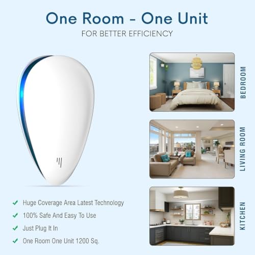 Image of Ultrasonic Electric Pest Repellent Machine to Repel Lizard,Rat,Cockroach,Mosquito,Home Pest Rodent Repelling Aid for Reject Ants for Reject Insect Mosquito Killer Machine (Pack of 2)
