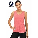 ICTIVE Workout Tank Tops for Women Sleeveless Yoga Shirts for Women Mesh Racerback Muscle Tank Tops - Image 2