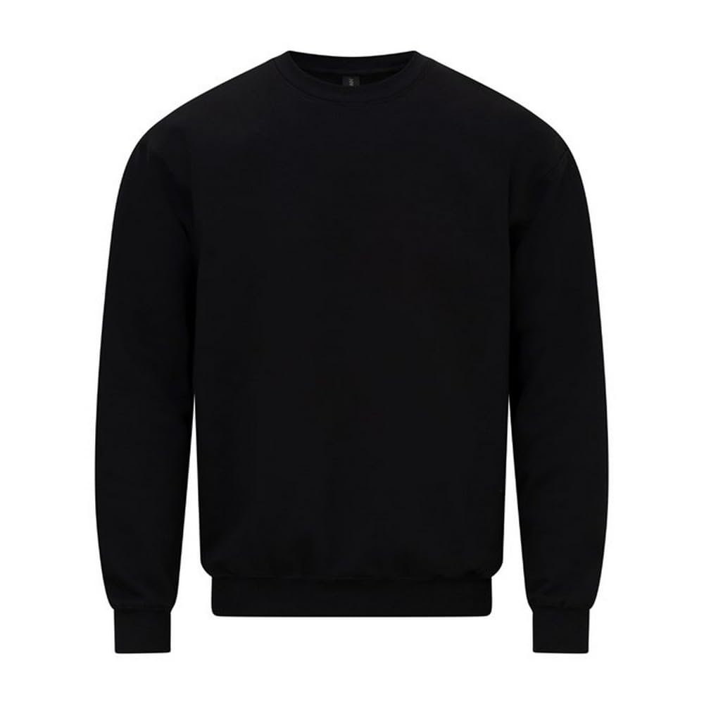 Gildan Unisex Adult Softstyle Fleece Midweight Pullover (3XL) (Black)