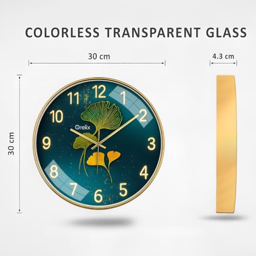 Image of Stylish Designer Modern Wall Clock for Living Room | Unique Wall Watch for Bedroom, Office, Kitchen and Hall | Elegant Decorative Clock for Home Decor, Luxury Wall Decoration Accessories | Movement | Unique Round Watch Wall Clock for Living Room, Office, Home Decor, Kitchen