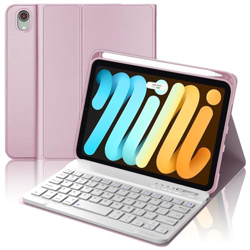 WINCHKING iPad Mini (A17 Pro) 7/Mini 6 8.3C`pL[{[hP[XA}OlbgŎO\ȃC[L[{[htHIP[XAyVz_[t iPad Mini 7/6p (sN)