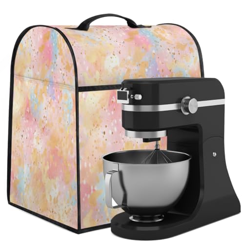 Coffee Maker Cover Galaxy Abstract Colorful Kitchen Appliance Covers Small Appliance Covers Blender Cover Juicer Cover Dust Covers for Kitchen Appliances with Top Handle and Pockets,Washable,B433