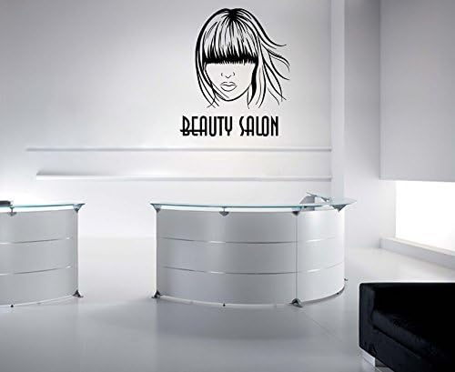 Ik823 Wall Decal Sticker Beauty Salon Girl Hair Haircut Makeup Manicure Nail