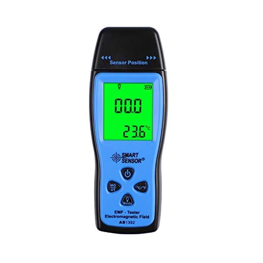 EMF Meter, Household Radiation Detector, Smart Sensor Digital LCD, EMF Detector Dosimeter Tester Counter
