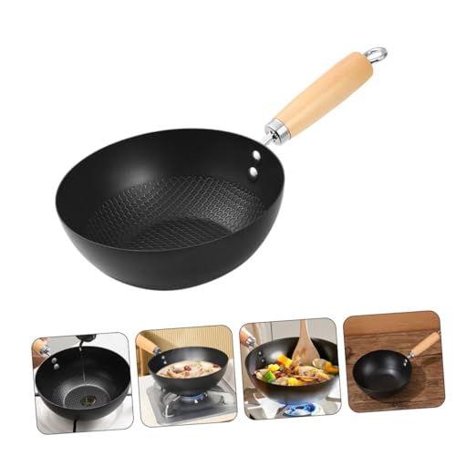 Pequeño wok antiadherente para cocinas de inducción miniatura 4