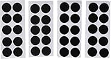 20 Flauschpunkte BGS Diy 80557  Klettpunkte  40-tlg.  selbstklebend  schwarz  Ø 20 mm  Klebepunkte