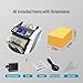Money Counter Machine Touch Screen– Value Count USD EUR CAD MXN – Counterfeit Detection UV/MG/IR/DD & Batch/Add – Large TFT Color Screen – 1300 Bills/min Fast Speed Money Counter - US Service Team