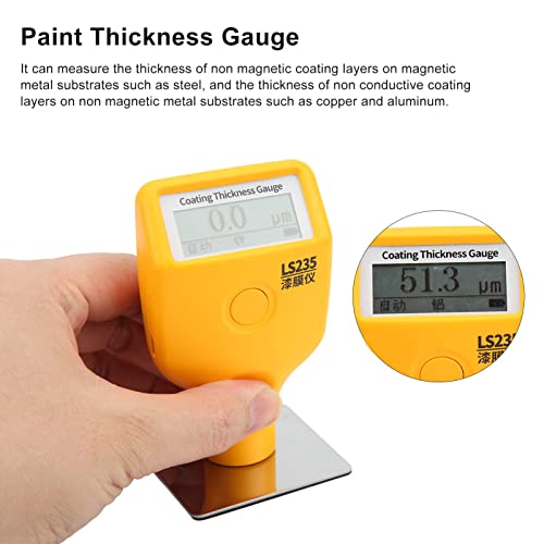 Paint Depth Gauge medidor de grosor de pintura multifuncional resistente a bajas temperaturas 0.0-2000μm miniatura 7