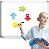 HOOJOJO 4 Pcs Arrow Shaped White Board Magnet Set Dry Erase Magnets Refrigerator Magnets Learning to Read for Classroom Office School Supplies