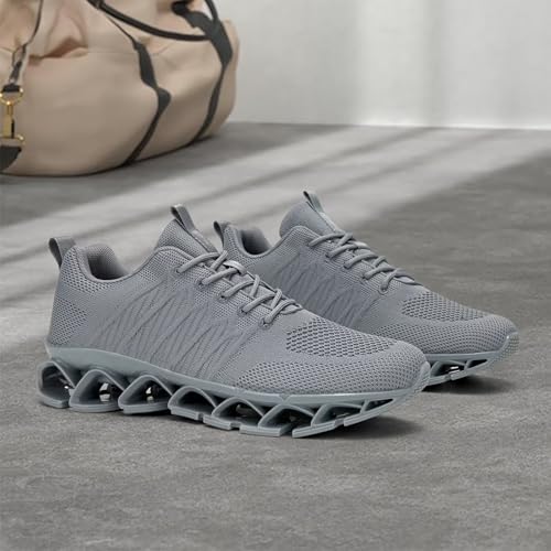 Image of Mens Slip on Running Walking Shoes Blade Tennis Casual Fashion Sneakers Comfort Non Slip Work Sport Athletic Trainer