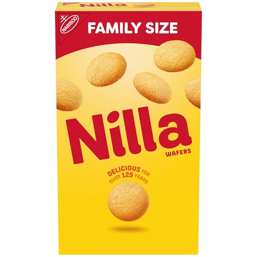 NILLA Wafers Cookies, Vanilla Wafers, Family Size, 15 oz