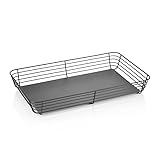 3 cestas de buffet GN Nido de acero, 1/1, altura de 8 cm, metal con recubrimiento en polvo