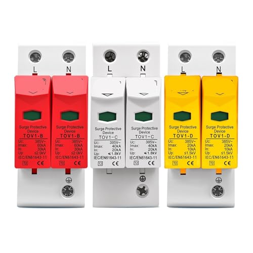 AC SPD 2P 420V parafoudre domestique pour protéger la maison pendant l'orage